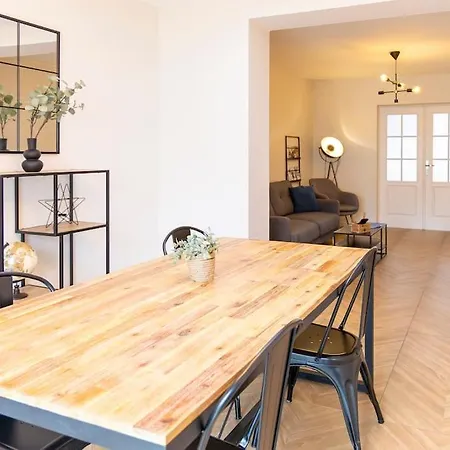 Apartamento Grand De Charme-calais Nord-cour-plage