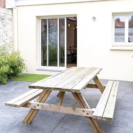 Grand De Charme-calais Nord-cour-plage Apartamento