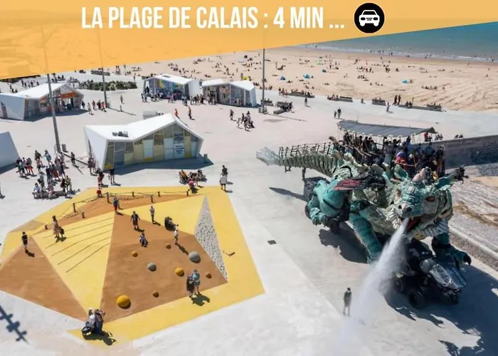 Grand De Charme-calais Nord-cour-plage Διαμέρισμα