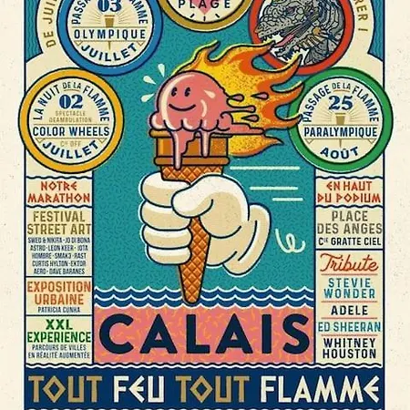 Lägenhet Grand De Charme-calais Nord-cour-plage